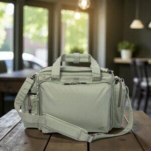NEW ❤️ Lug Sage Green Atlas Ultra X Large Tote Bag Daisy Interior